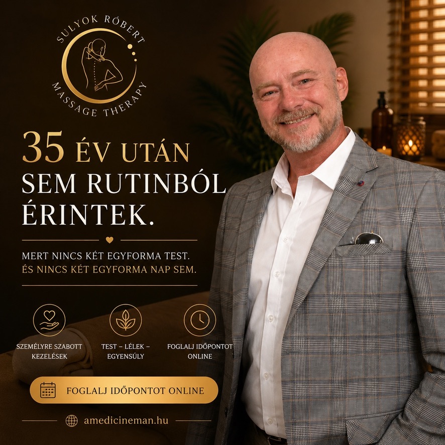 Sulyok Róbert masszőr, okleveles aromaterapeuta